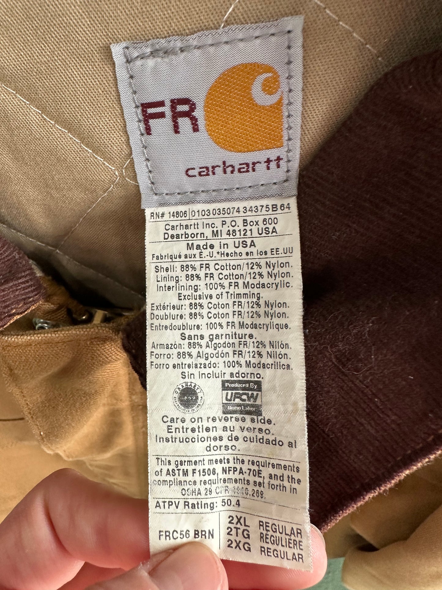 Quilt-Lined Carhartt Jacket