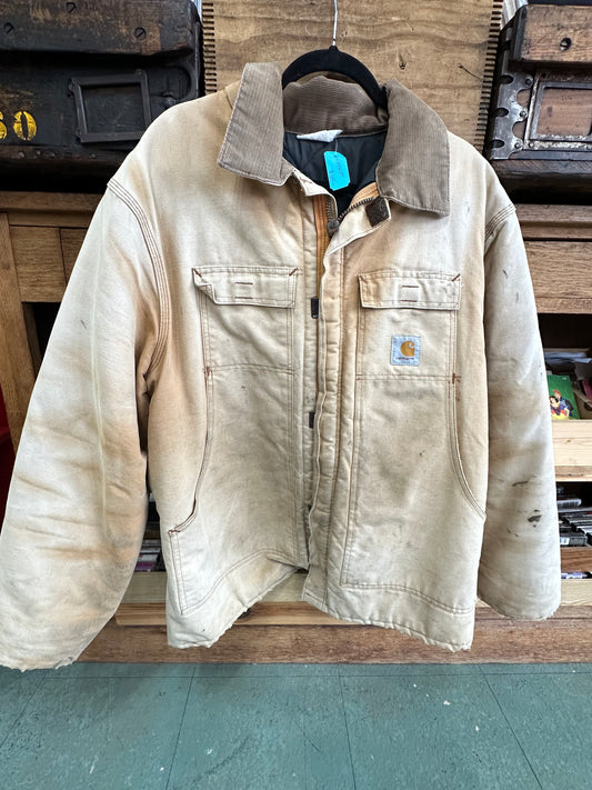 Vintage Faded Carhartt Zip-Up Jacket