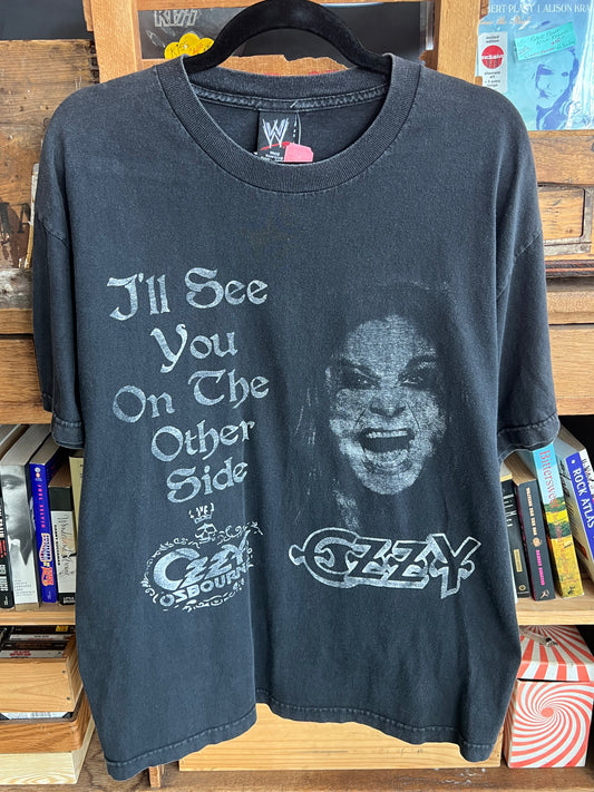RARE OZZY Osbourne Test Print T Shirt