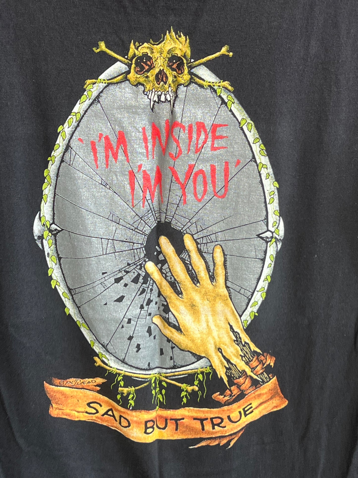 Vintage 90s Metallica Pushead I’m Inside You Concert Tee Band Shirt