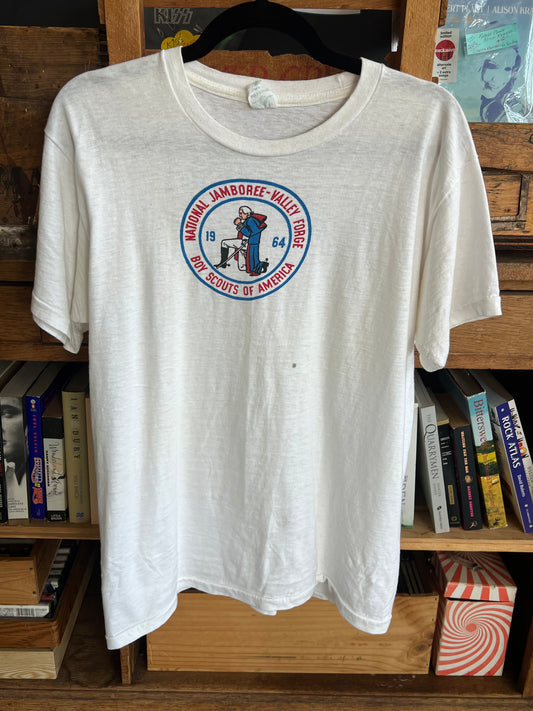 Vintage 1964 Boy Scouts of America National Jamboree Valley Forge T Shirt BSA 60s