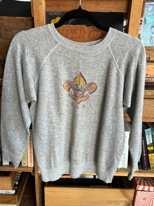Vintage 1960s Boy Scouts Crewneck Sweatshirt