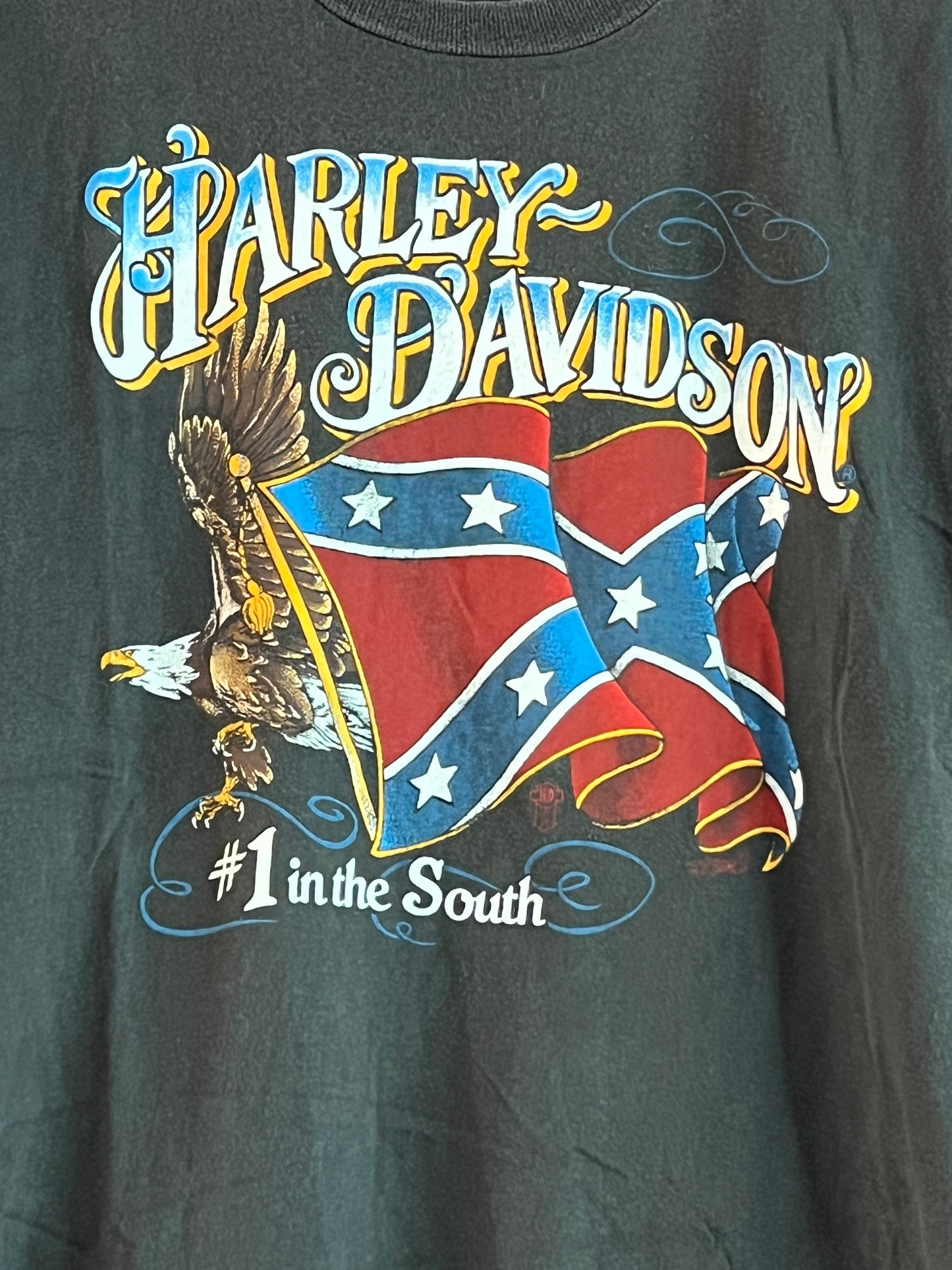 Vintage 80s Harley Davidson #1 in the South T Shirt