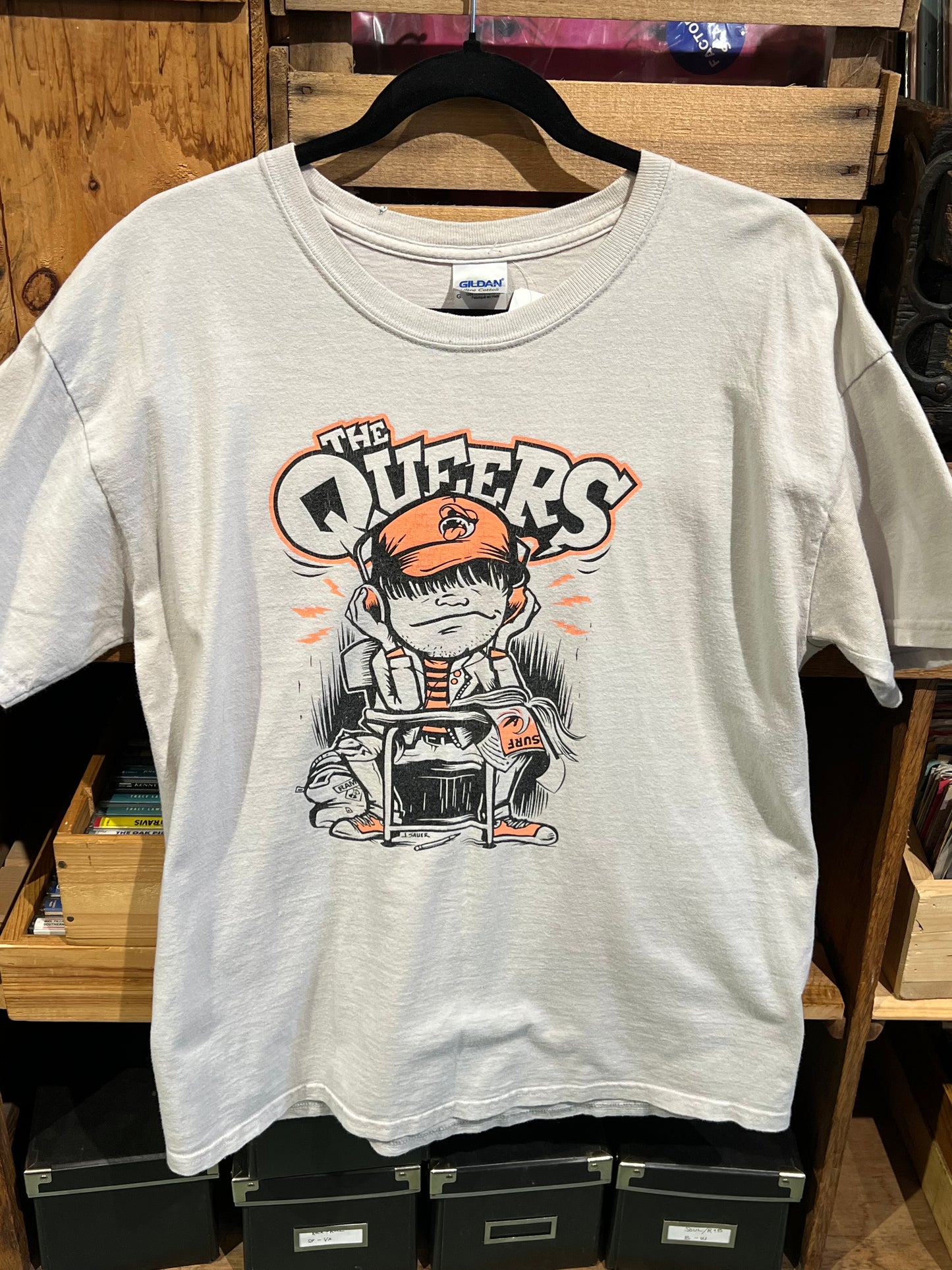 Vintage The Queers Band Tee Shirt RARE Large