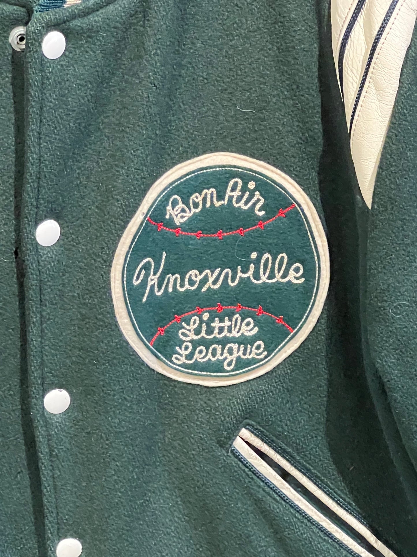 Vintage 1950s Letterman Jacket Knoxville Bon Air Little League Coat