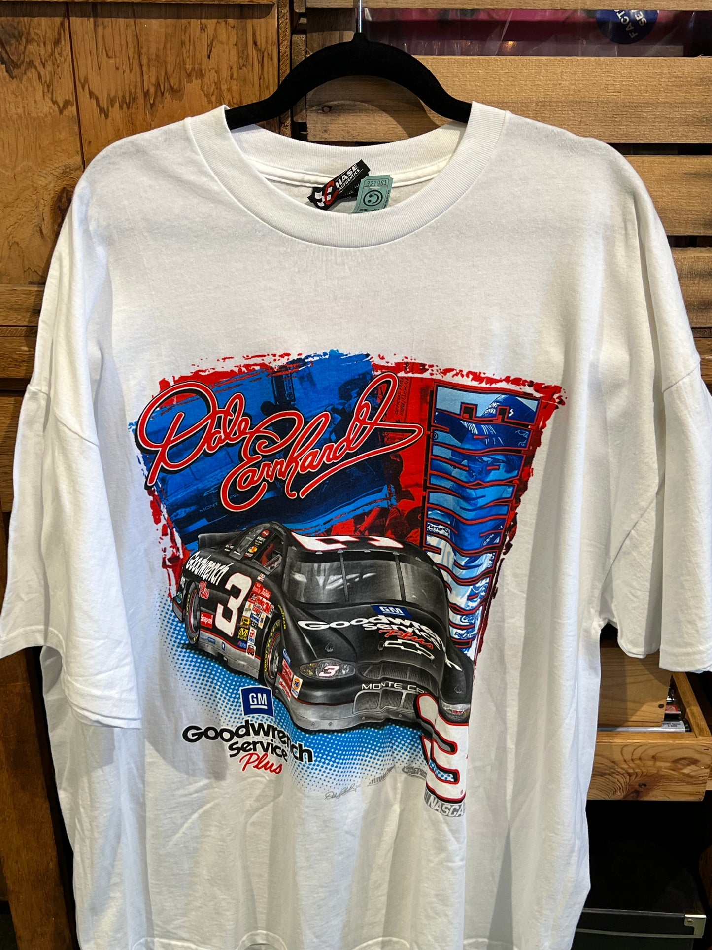 Vintage Dale Earnhardt NASCAR Racing Tee Shirt AOP 2XL 2001 Winston Cup Race