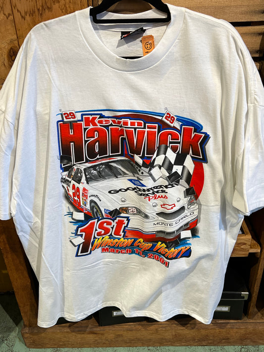 Vintage Kevin Harvick NASCAR Racing Tee Shirt 2XL Winston Cup Chevy Chevrolet