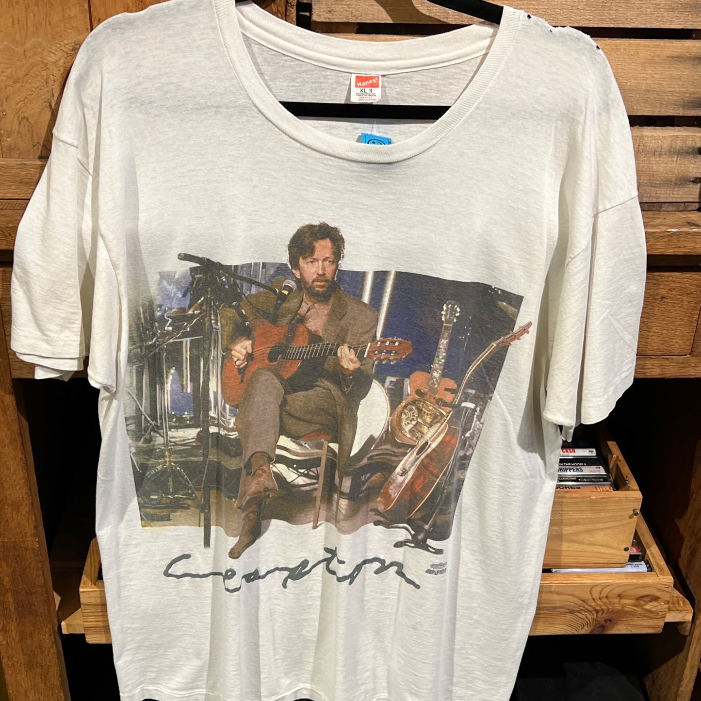 Vintage Eric Clapton Unplugged Concert Tee Shirt XL