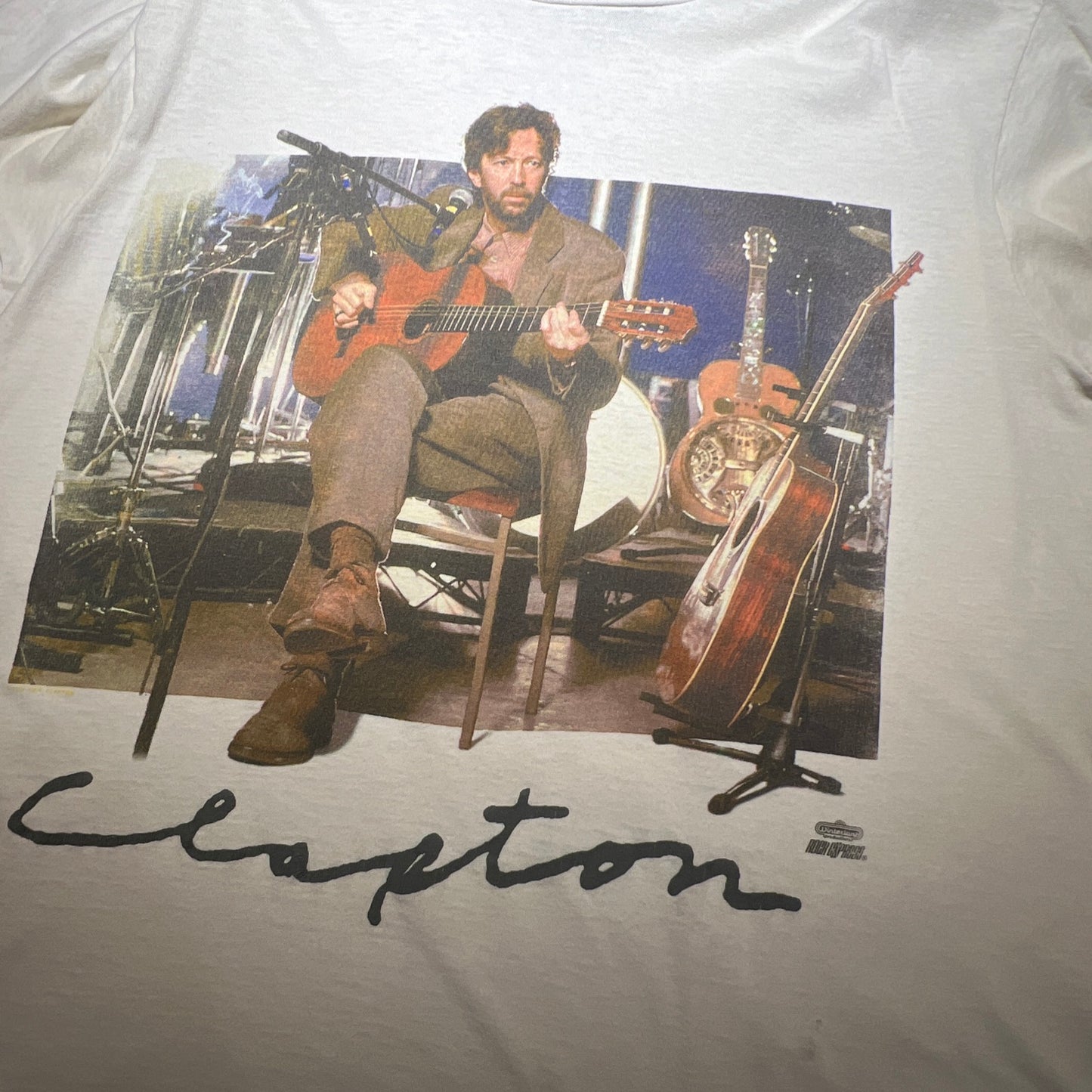 Vintage Eric Clapton Unplugged Concert Tee Shirt XL