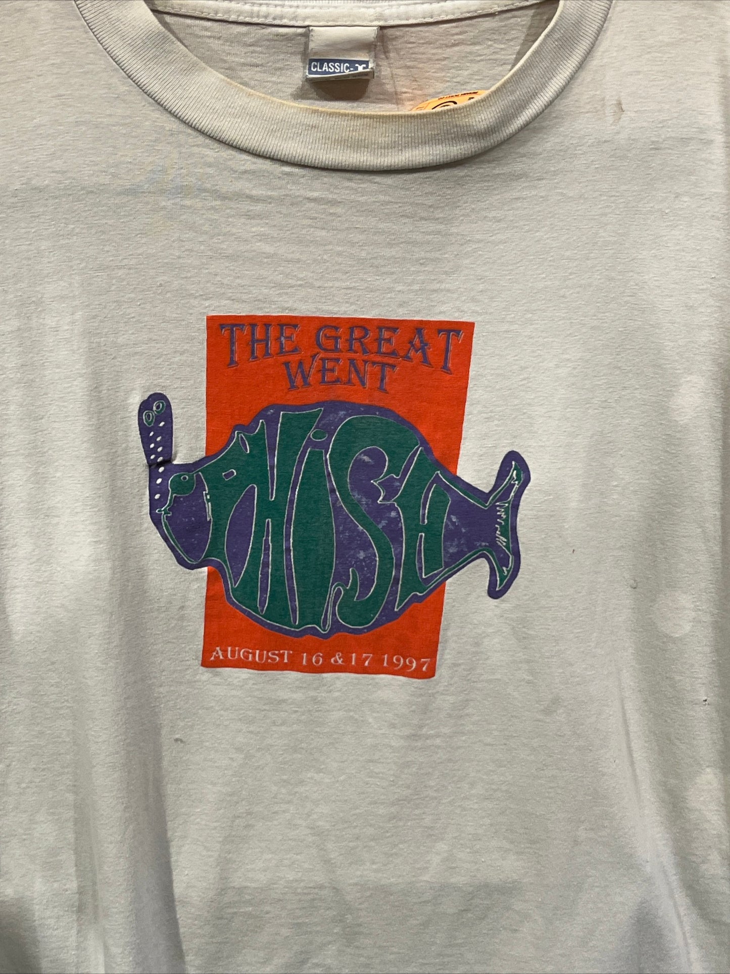 Vintage Phish T Shirt The Great Went Concert 1997